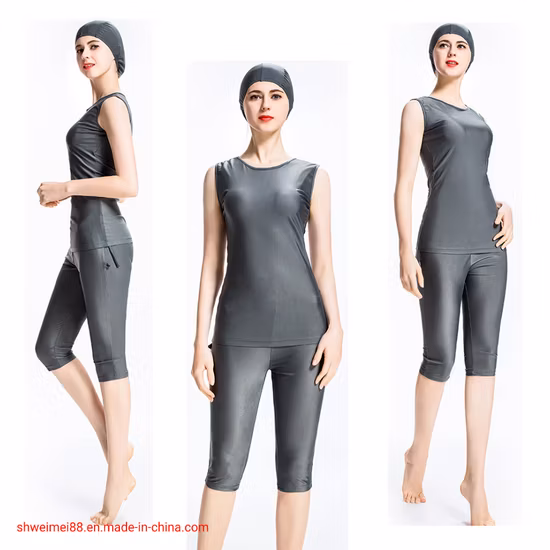 Women Muslim Swimwear Girls Swimsuit Burkini Islamic Sleeveless Ladies Beachwear